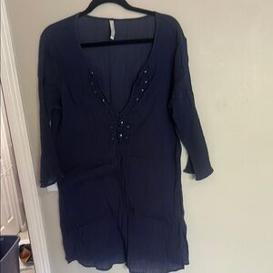 Old Navy Navy Blue Swim Coverup